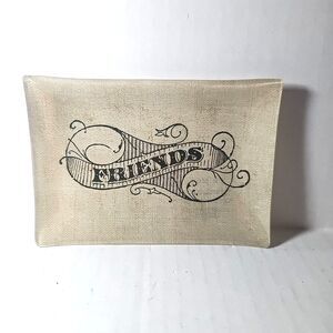 Fringe Studio Friends Rectangle Jewelery Tray Trinket Dish 4x6